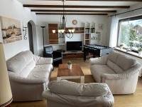 Wohnzimmer Bergblick 68 mit Parkett